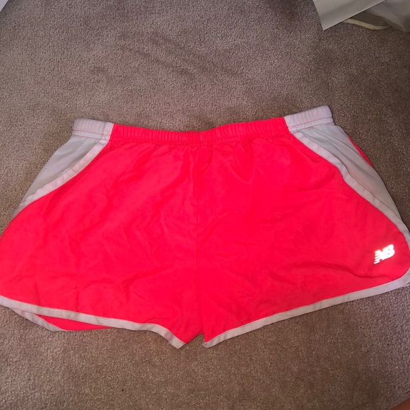 New Balance Pink Shorts - Picture 1 of 4